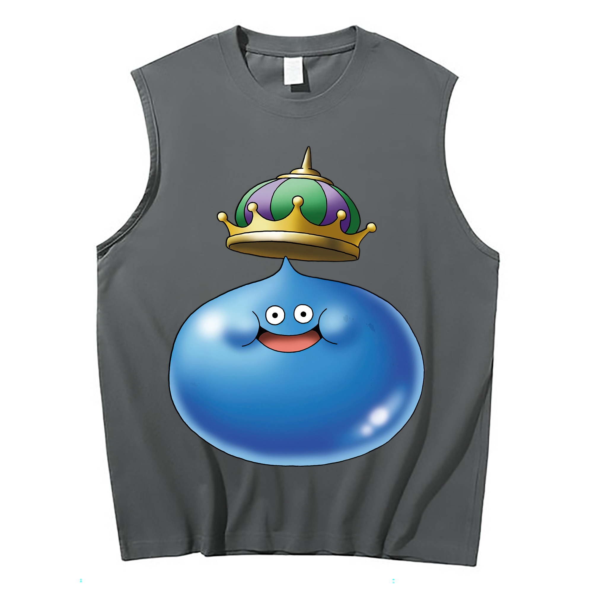 （画像用） ドラゴンクエスト Doragon Kuesuto Dragon Quest コットン100％タンクトップ（フロントプリント）